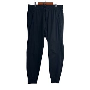 American Eagle Men's Athletic Jogger Black Pockets Pull On Drawstring‎ Size M